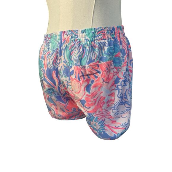 Lilly Pulitzer Luxletic Shorts Womens Extra Small Pink Lined Lightweight Workout - Picture 8 of 9